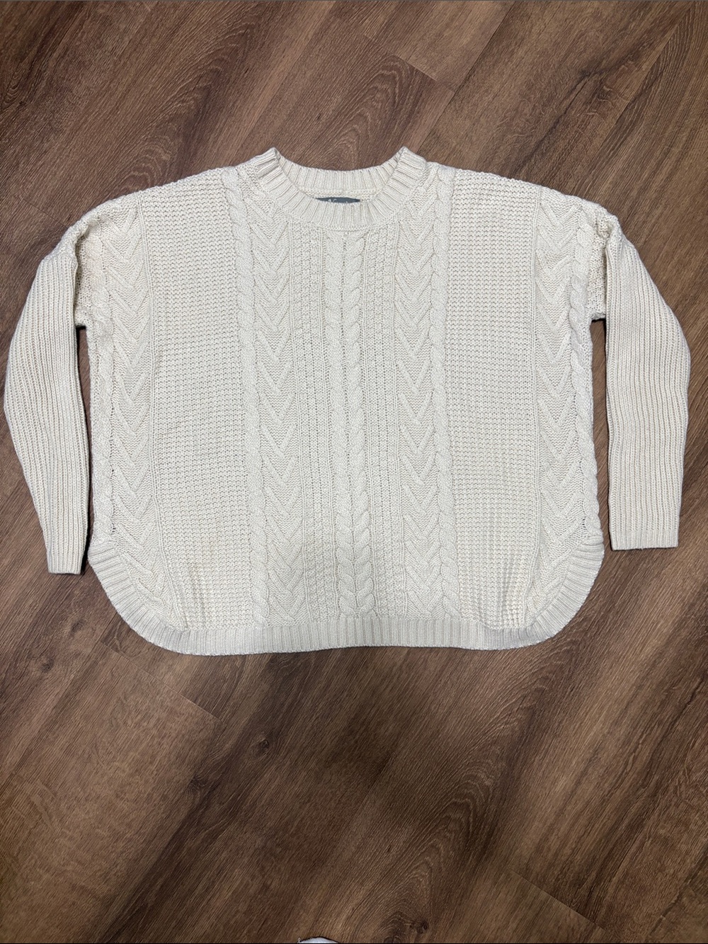 Cozy Cream Cable Knit Women's Sweater Size Medium Rory Sweater Gilmore Girls